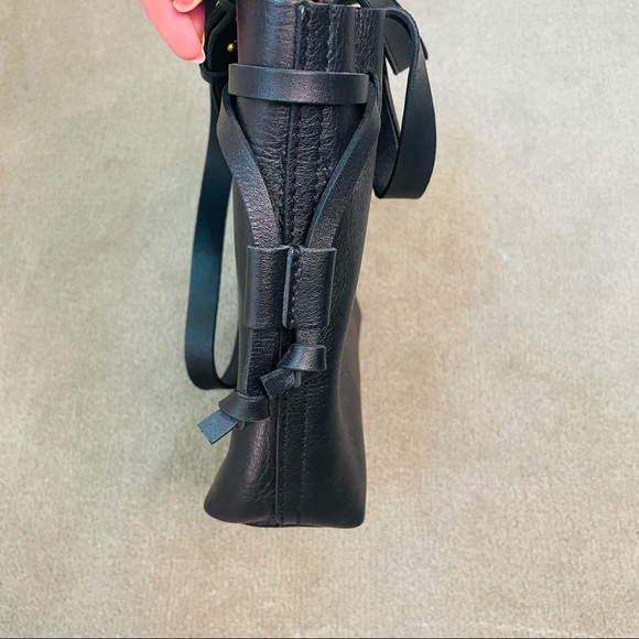 Madewell The Small Transport Crossbody Black Leather - Picture 2 of 9